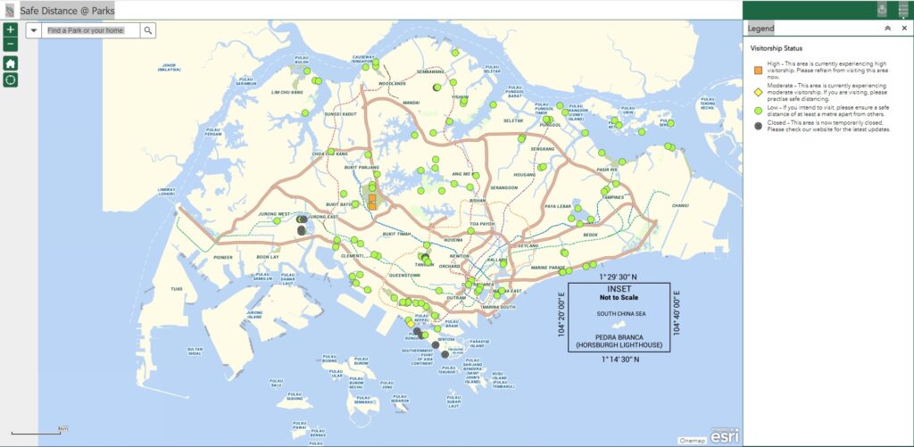 Map Singapore Parks